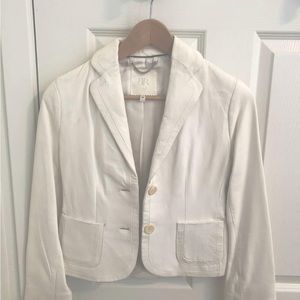 White leather jacket